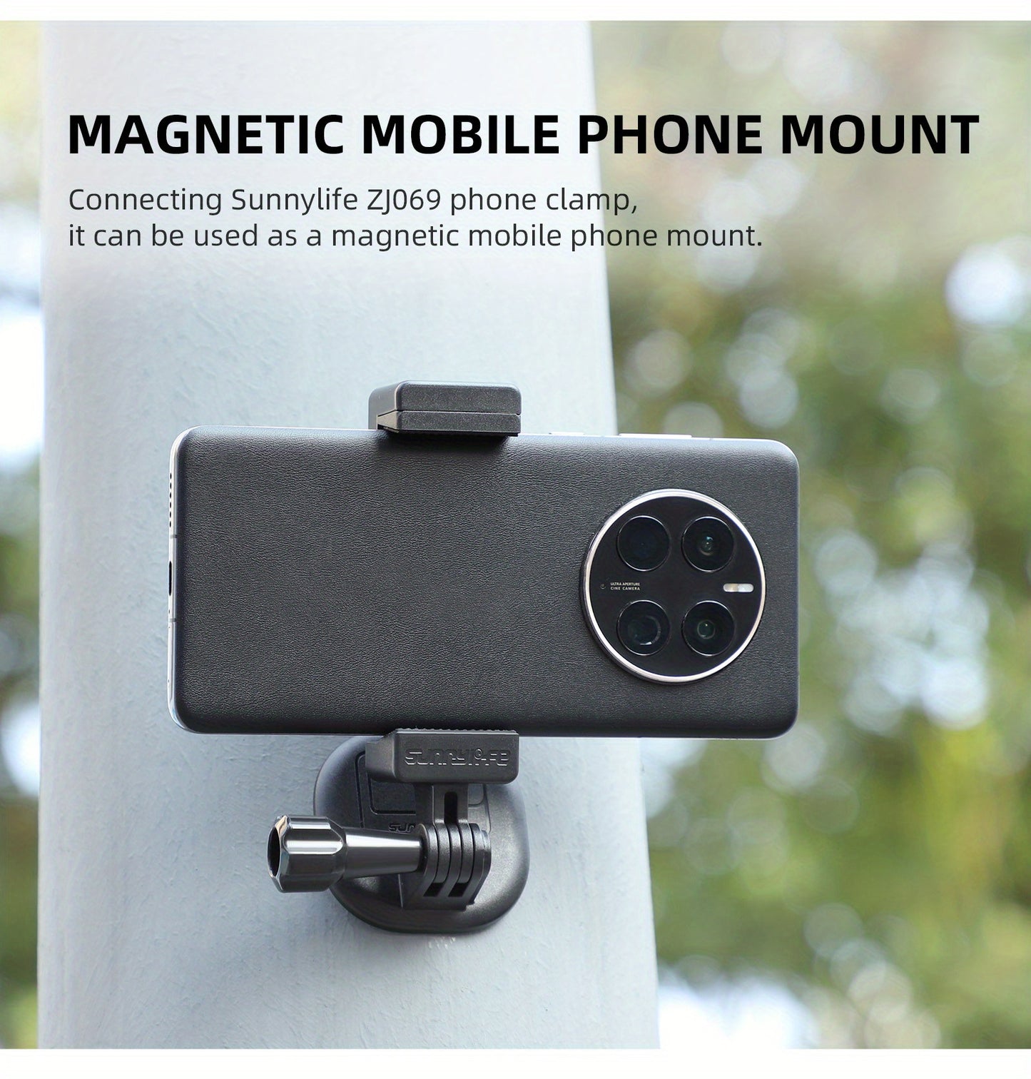 Magnetic Action Camera Mount - Accessory Kit with Quick Release Plate, Joint Mount, Compatible with GoPro Hero, GoPro Max, DJI Osmo Action, for Adventure Photography and Videography