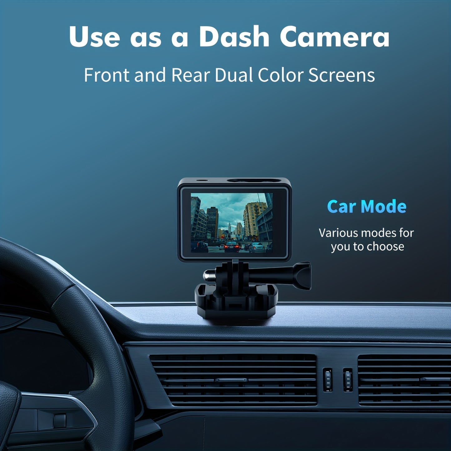 5K Dual-Screen Action Camera - Ultra-HD Imaging with Seamless WiFi Control & Handy Remote - Capture Life-Like Detail, Share Adventures Instantly