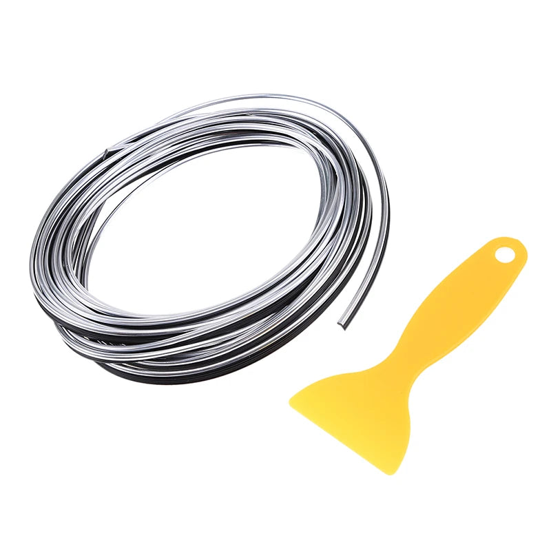 Car Decorative Moulding Line 5M Car-styling Trim Strip Flexible Automobile Door Center Console Interior Car Accessories
