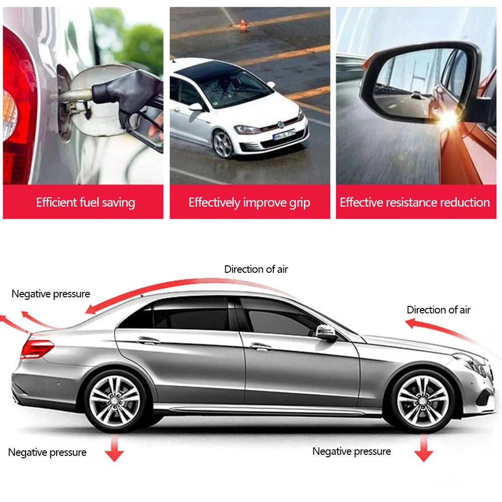 Car Universal mini spoiler Tail Wing Carbon Fiber Look Mini Modified Tail Wings Model Auto Styling Decoration Car Accessories