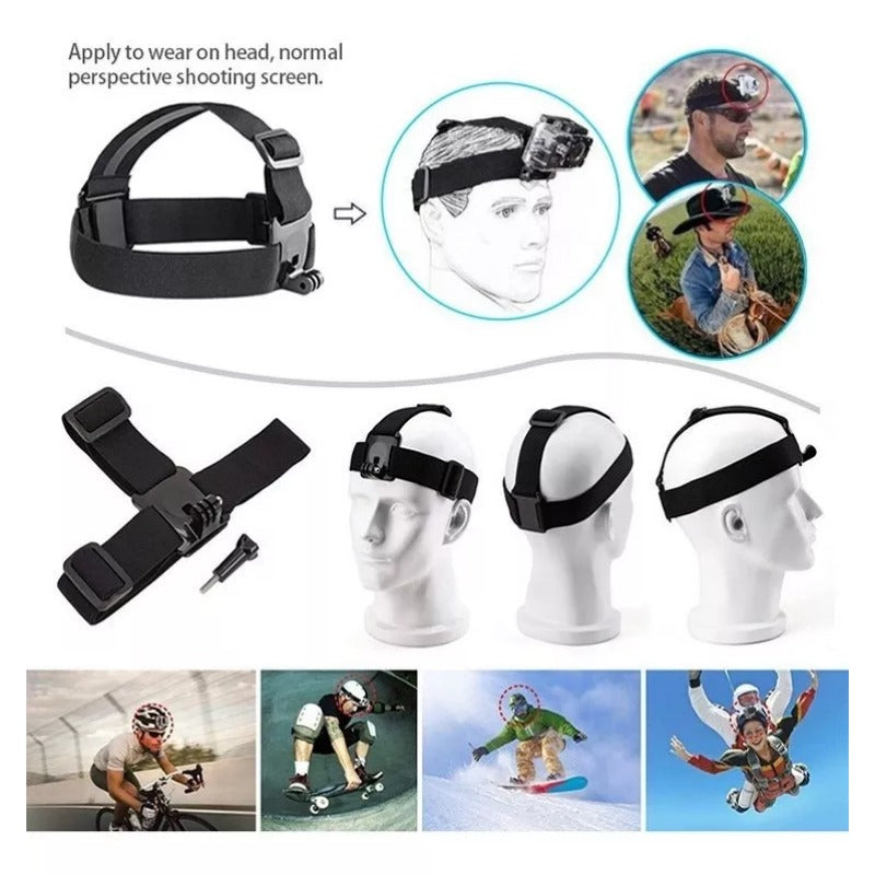 6pcs Action Camera Kit: Phone Clip Mount for GoPro/Phone/Osmo Action Sports Camera Accessories
