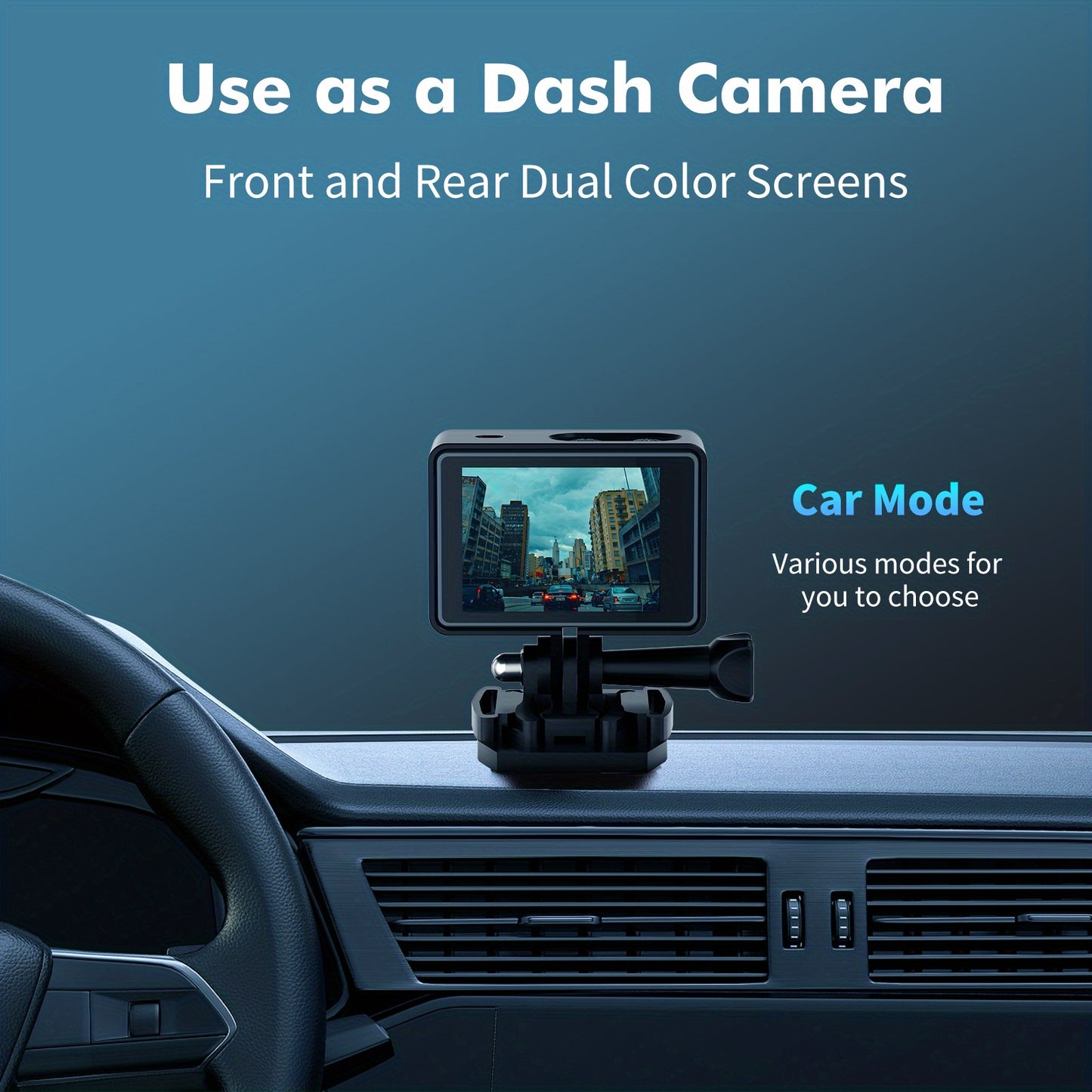 5K Dual-Screen Action Camera - Ultra-HD Imaging with Seamless WiFi Control & Handy Remote - Capture Life-Like Detail, Share Adventures Instantly