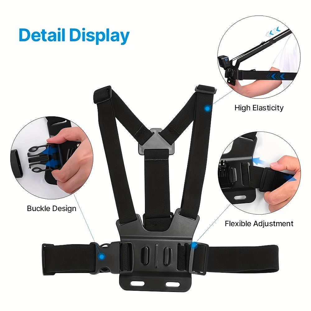 6pcs Action Camera Kit: Phone Clip Mount for GoPro/Phone/Osmo Action Sports Camera Accessories