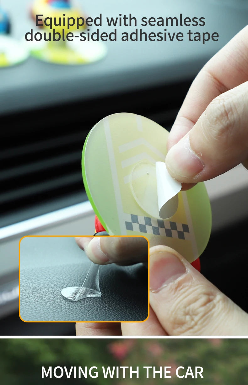 Drifting Moving car decoration ornaments dashboard auto decorations drift tail swing rotating ornaments toy