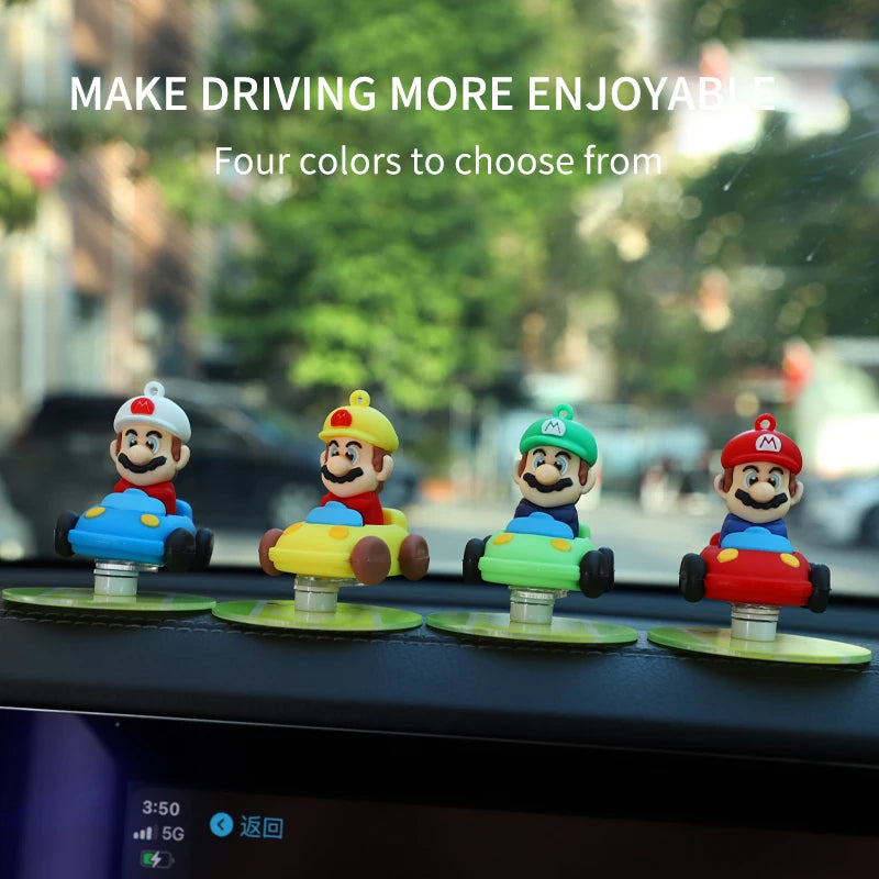 Drifting Moving car decoration ornaments dashboard auto decorations drift tail swing rotating ornaments toy