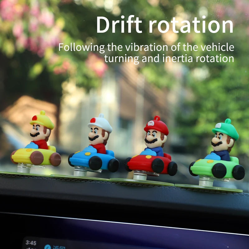 Drifting Moving car decoration ornaments dashboard auto decorations drift tail swing rotating ornaments toy