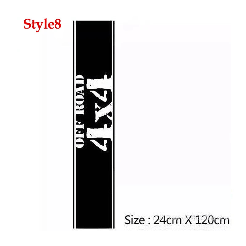 Hood Car Sticker Personalized Stripe Stickers Auto Modified Body Sticker Hot-selling Car Accessories Decoration Covering Film