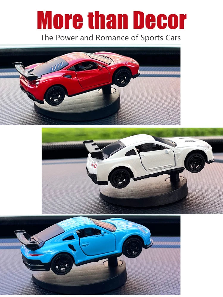 Drift Car dashboard toy model swing turning cool sports race auto ornaments interior accessories decor items fun decorations men