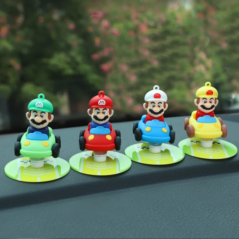 Drifting Moving car decoration ornaments dashboard auto decorations drift tail swing rotating ornaments toy