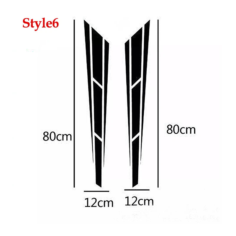 Hood Car Sticker Personalized Stripe Stickers Auto Modified Body Sticker Hot-selling Car Accessories Decoration Covering Film