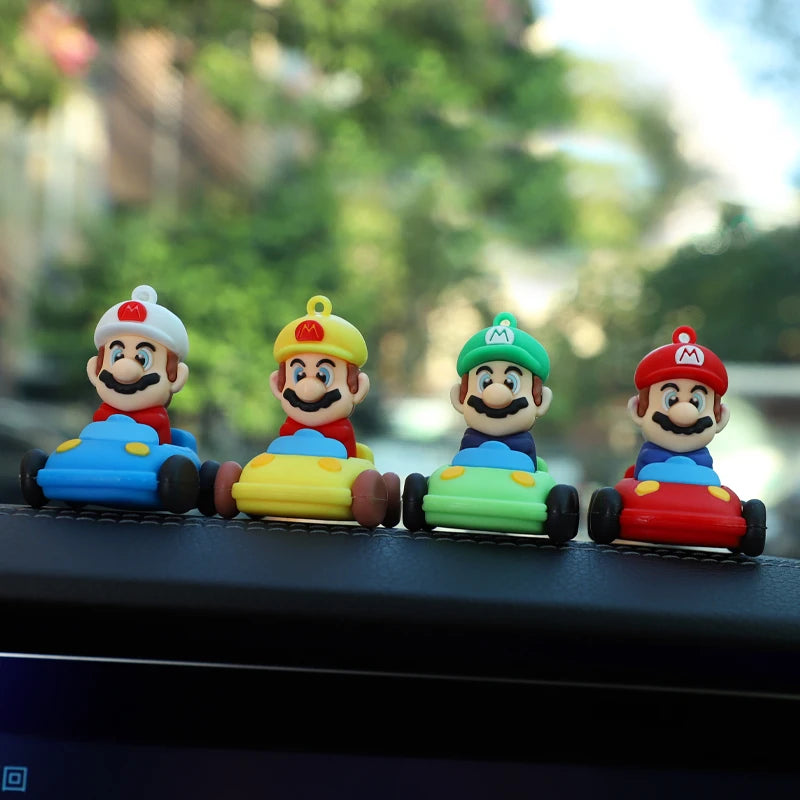 Drifting Moving car decoration ornaments dashboard auto decorations drift tail swing rotating ornaments toy