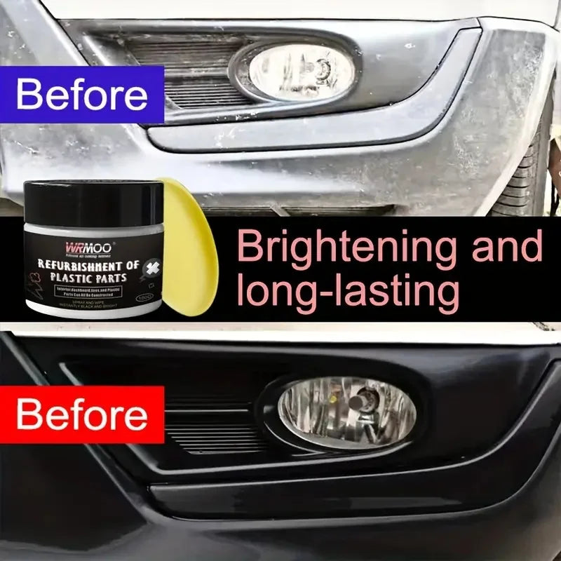 Car Plastic Restorer Back To Black Gloss Car Cleaning Products Plastic Leather Restore Auto Polish And Repair Coating Renovator