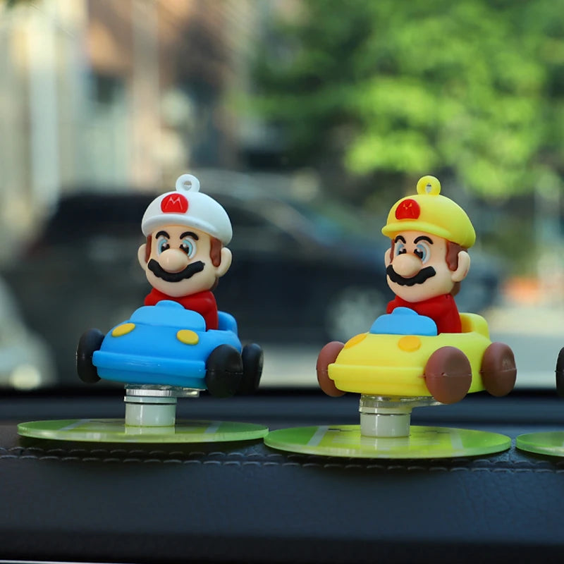 Drifting Moving car decoration ornaments dashboard auto decorations drift tail swing rotating ornaments toy