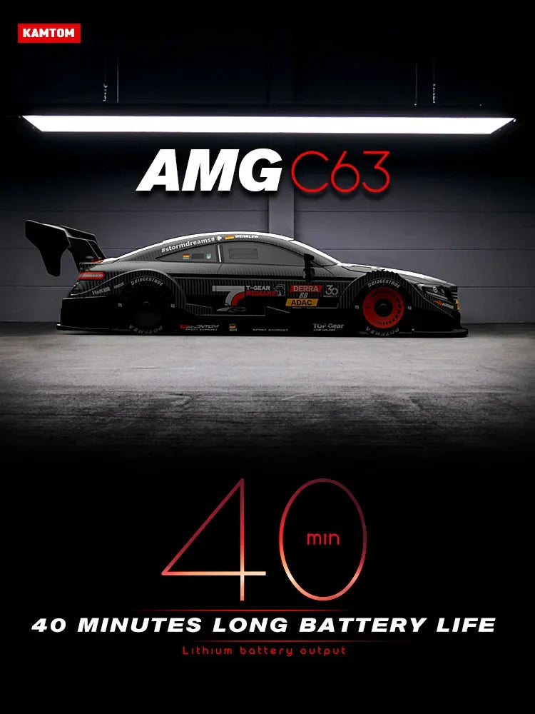 Drift Car 1:16 40km/h 2.4G 4WD High Speed 3 Type of Tire 2 sets of Tail Classic Edition Professional Racing Rc Cars for Adults