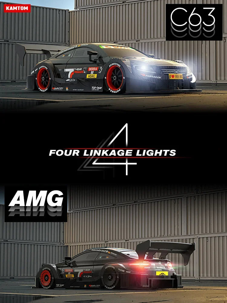 Drift Car 1:16 40km/h 2.4G 4WD High Speed 3 Type of Tire 2 sets of Tail Classic Edition Professional Racing Rc Cars for Adults