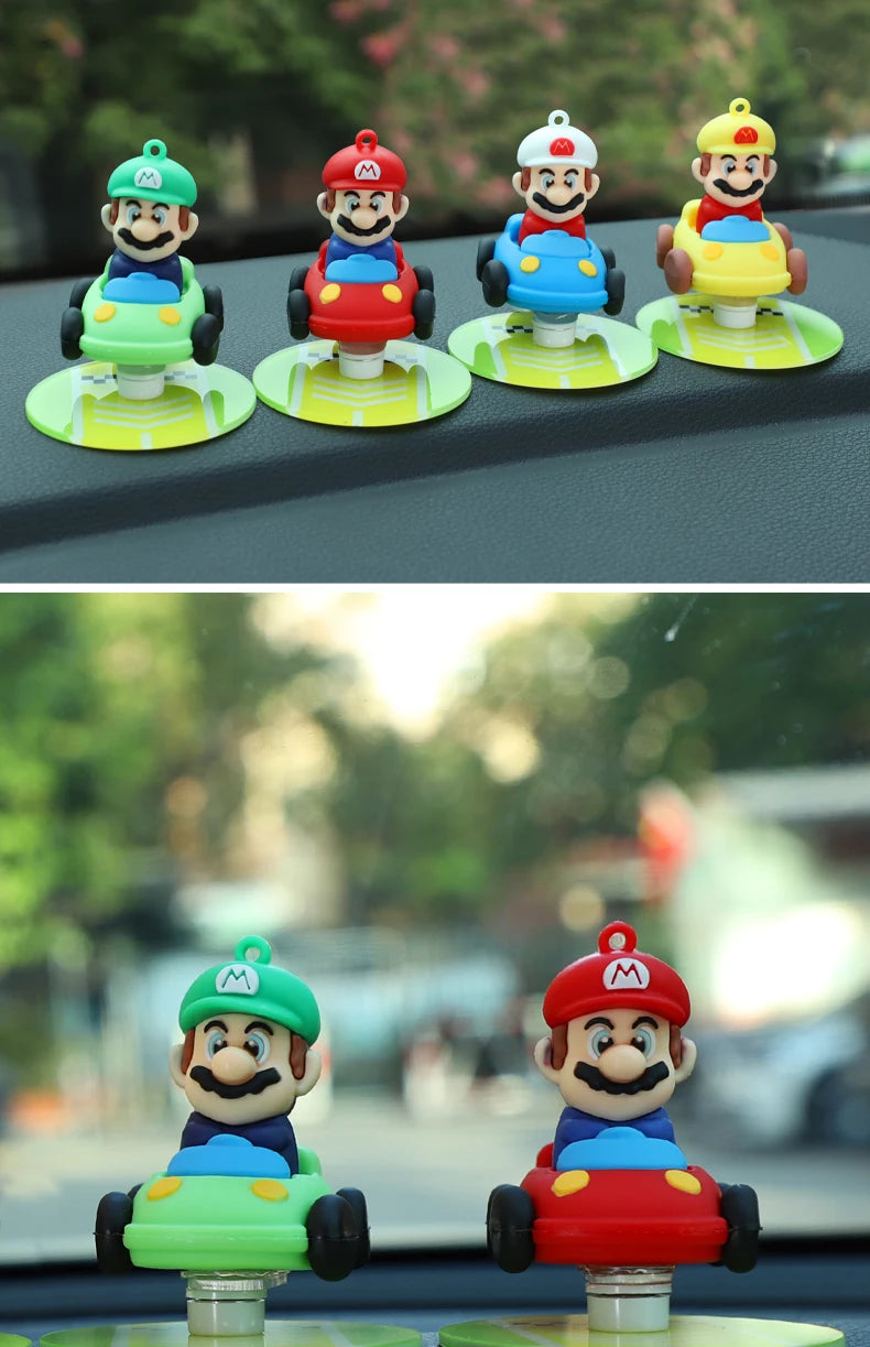 Drifting Moving car decoration ornaments dashboard auto decorations drift tail swing rotating ornaments toy