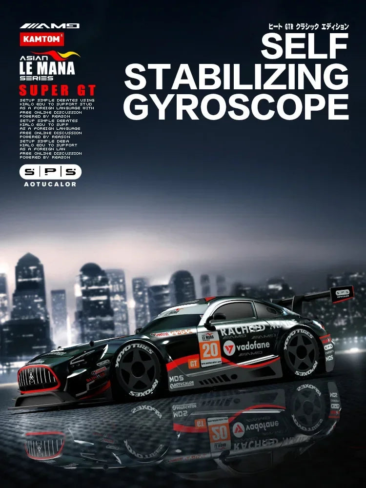 Drift Car 1:24 30km/h 2.4G Continuously Variable Speed Violent Rear Wheel Drive Gyroscope Professional Rc Cars for Adults Gifts