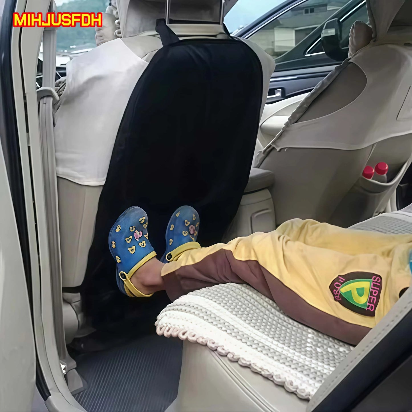 Car Seat Back Anti Kicking Pad for Children Car Rear Seat Back Scuff Dirty Protection Cover for Kids Car Accessories Interior