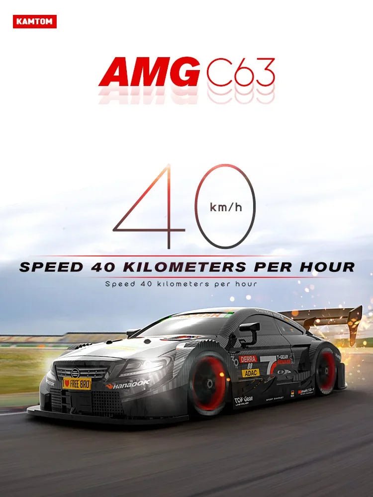 Drift Car 1:16 40km/h 2.4G 4WD High Speed 3 Type of Tire 2 sets of Tail Classic Edition Professional Racing Rc Cars for Adults