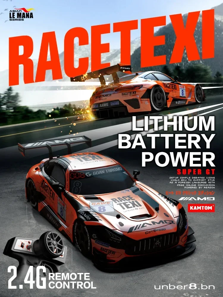 Drift Car 1:24 30km/h 2.4G Continuously Variable Speed Violent Rear Wheel Drive Gyroscope Professional Rc Cars for Adults Gifts