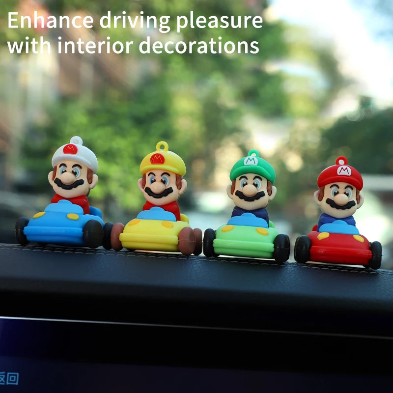 Drifting Moving car decoration ornaments dashboard auto decorations drift tail swing rotating ornaments toy