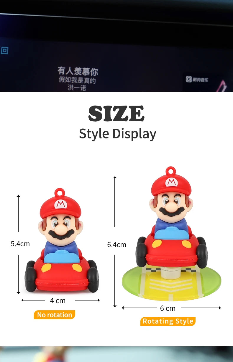 Drifting Moving car decoration ornaments dashboard auto decorations drift tail swing rotating ornaments toy