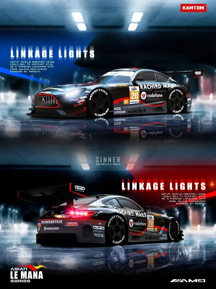 Drift Car 1:24 30km/h 2.4G Continuously Variable Speed Violent Rear Wheel Drive Gyroscope Professional Rc Cars for Adults Gifts