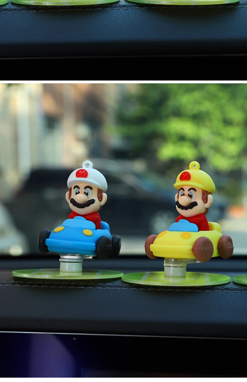 Drifting Moving car decoration ornaments dashboard auto decorations drift tail swing rotating ornaments toy