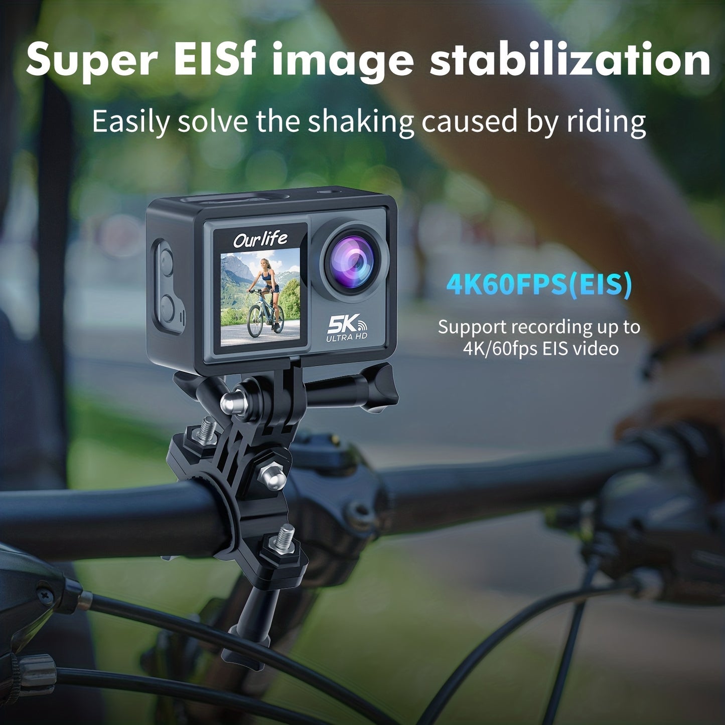 5K Dual-Screen Action Camera - Ultra-HD Imaging with Seamless WiFi Control & Handy Remote - Capture Life-Like Detail, Share Adventures Instantly